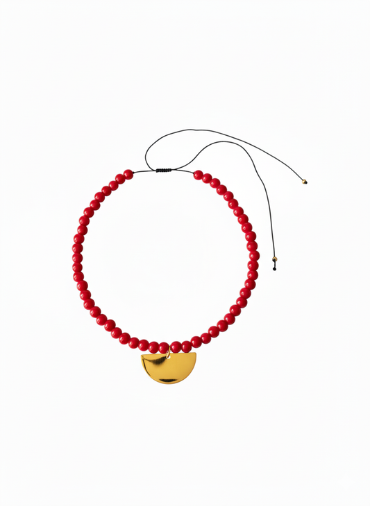 Collar Luna Roja